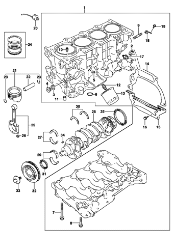 Imagem de Bloco do Motor - Gasolina 