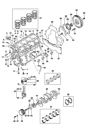 Imagem de Bloco do Motor - Diesel ano 2001/2001
