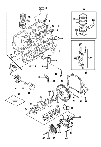 Imagem de Bloco do Motor - Diesel ano 2002/
