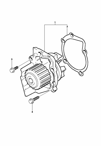 Imagem de Bomba de água - Motor diesel ano 2002/