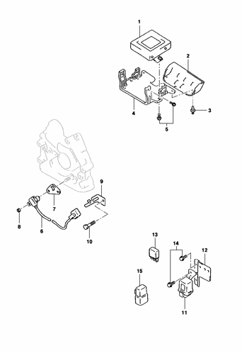 Imagem de Sistema de ignição, sensores e módulos - Motor diesel 2001/2001