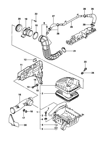 Imagem de Filtro de ar - Motor diesel