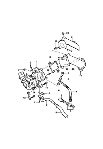 Imagem de Turbo-compressor - Motor diesel ano 2002/