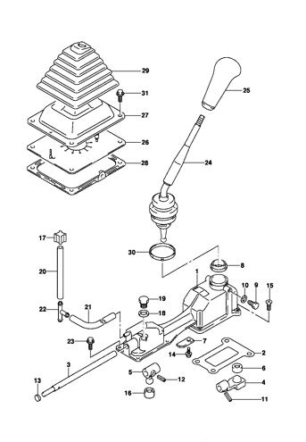 Imagem de Controle de mudanças - transmissão mecânica - Motor diesel ano 2001/2001