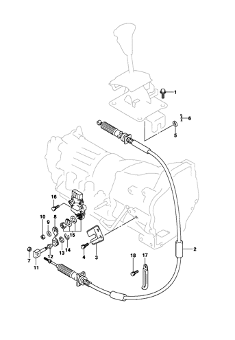 Imagem de Controle da transmissão automática - Motor gasolina