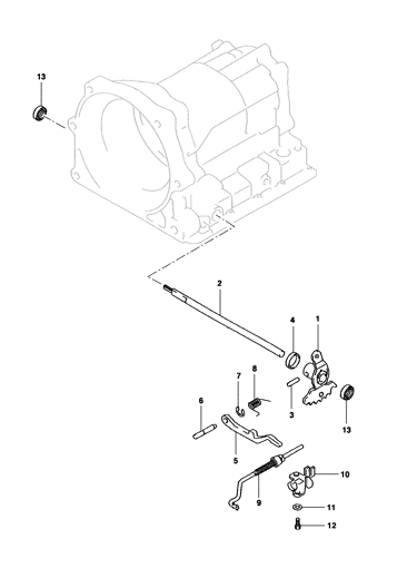 Imagem de Freio de estacionamento da transmissão automática - Motor gasolina