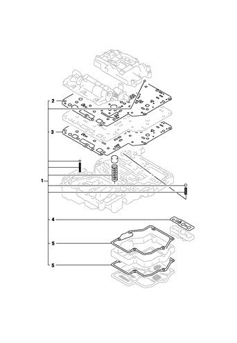 Imagem de Jogo de juntas do corpo de válvulas da transmissão automática - Motor gasolina