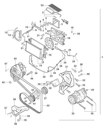 Imagem de Kit módulo aquecedor, evaporador e ar-condicionado (2011–2014) CF, CG80