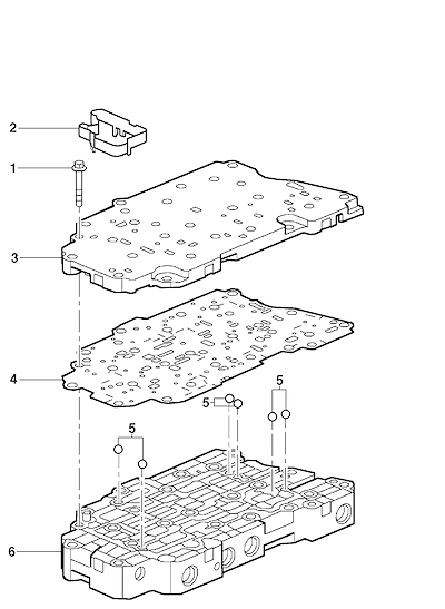 Imagem de Transmissão automática corpo e válvula de controle (MM1)