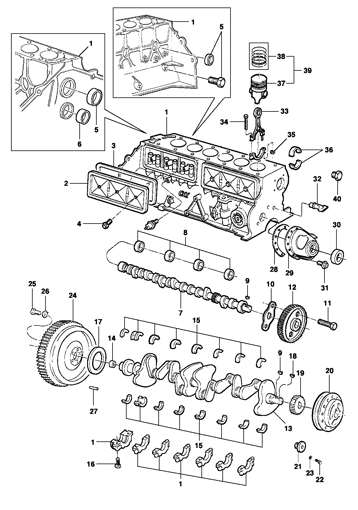 Imagem de Bloco do motor - carburado