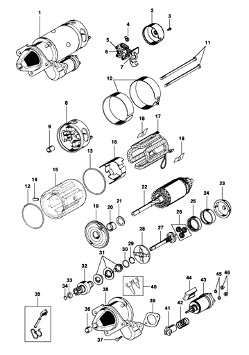 Imagem de Motor de partida - Lucas