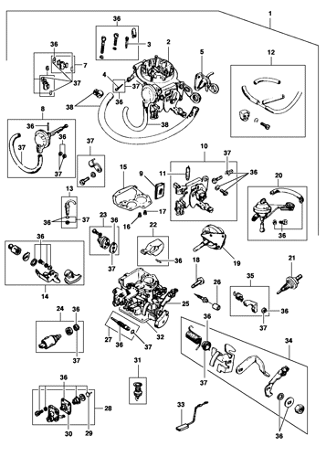 Imagem de Carburador corpo duplo - Brosol tipo 3e
