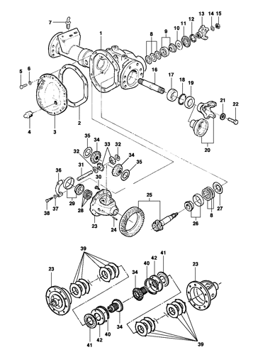Imagem de Eixo dianteiro Albarus / Dana 4X4 1988/1990