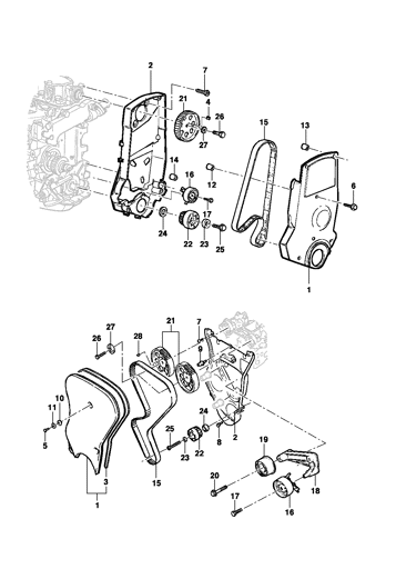 Imagem de Distribuição do motor