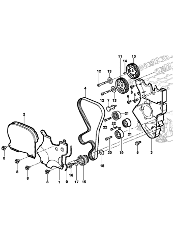 Imagem de Distribuição do motor 16V