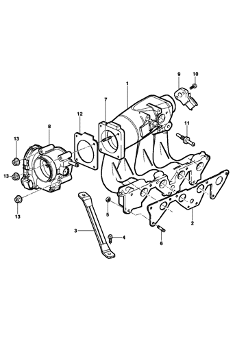 Imagem de Coletor de admissão - motor 8V