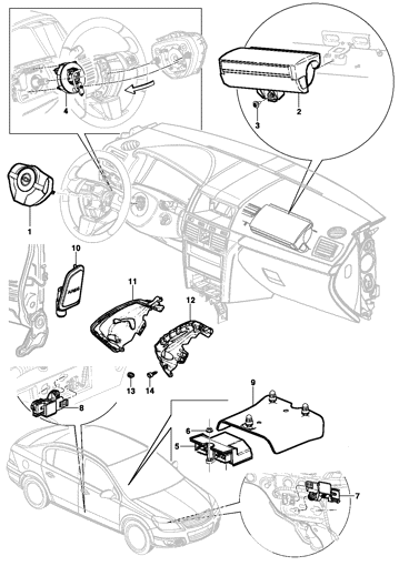 Imagem de Sistema air-bag