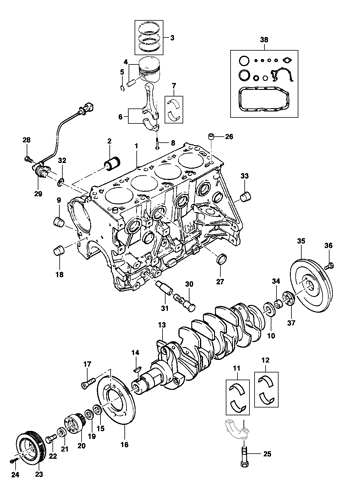Imagem de Bloco do motor