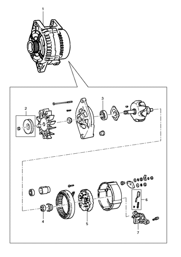 Imagem de Alternadores 70A e 120A - BOSCH