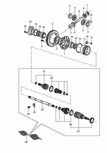 Imagem de Diferencial e árvore homocinética