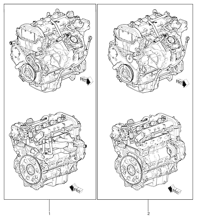 Imagem de Conjunto motor gasolina 2.4 L (146 CID)