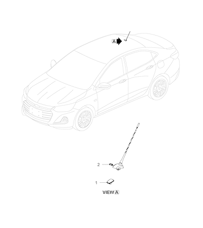 Imagem de Antena e base para rádio, GPS, GLONASS e sistema LTE