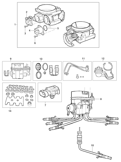 Imagem de Unidade de injeção e componentes do motor gasolina L35
