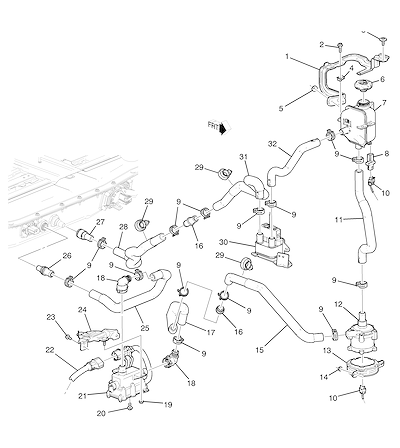 Imagem de Resfriamento e aquecedor da bateria e motor acionador (2022–2023) F48
