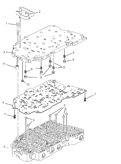 Imagem de Transmissão automática parte 2 corpo e válvula de controle com acessórios
