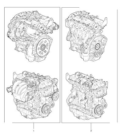 Imagem de Conjunto motor 2.0x automático (2018–2019) gasolina