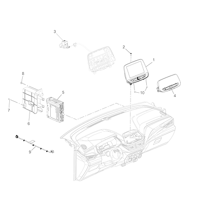 Imagem de Conjunto rádio com receptor, controle, antena e suportes diversos
