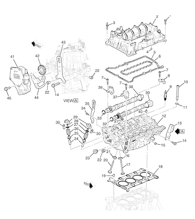 Imagem de Conjunto motor 1.5L L4 com cabeçote, cilindros e peças relacionadas