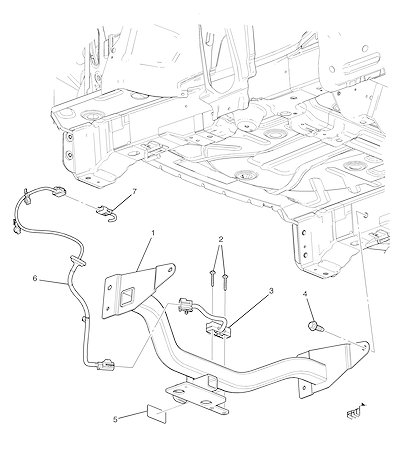 Imagem de Engate reboque plataforma (2011–2013) com chicote e acessórios completos