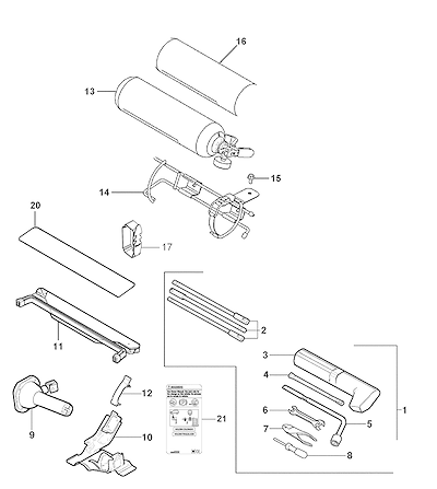 Imagem de Armazenamento e suporte para macaco e acessórios veiculares