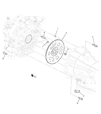 Imagem de Fixação do motor e transmissão automática LTG 2.0X