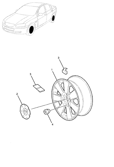 Imagem de Rodas 17x7 e tampas com contrapesos e balanceadores para detonação