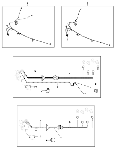 Imagem de Acessórios do sistema anti-furto e alarme do objeto traseiro