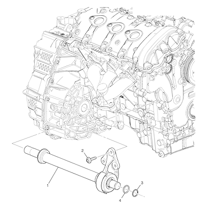 Imagem de Eixo motor dianteiro intermediário (LF1/3,0Y) para tração dianteira
