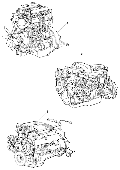 Imagem de Motor completo e parcial 4 cilindros 1L e 2L diesel e gasolina
