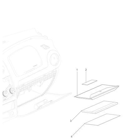 Imagem de Painel de instrumentos com pacote de informações e código de segurança antifurto