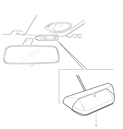 Imagem de Pacote acessórios com sensor e alarme de assistência ao estacionamento traseiro (1)