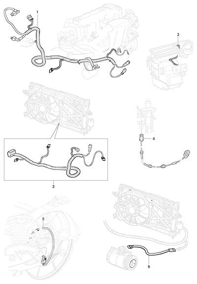 Imagem de Chicotes do motor