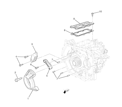 Imagem de Transmissão automática e componentes do conjunto carcaça motor (2022–2023)
