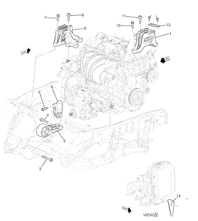 Imagem de Montagem motor e transmissão 2.0X automático (2018) (1)