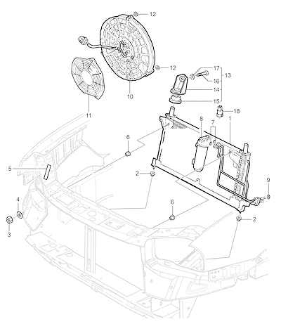 Imagem de Peças e componentes para sistema de ar-condicionado e condensador