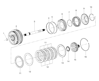 Imagem de Transmissão automática conjunto embreagem geração 2 (Ø97,39 mm)