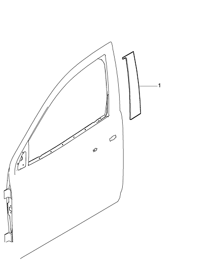 Imagem de Pacote acessórios kit listrado e porta lateral dianteira (2011–2014)