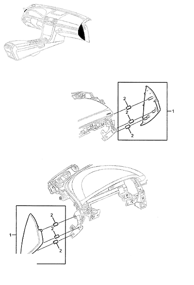 Imagem de Painel e instrumentos com tampa acabamento externo e retentor (Ônix)