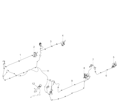 Imagem de Pacote de acessórios com travas, módulos e fiação elétrica completa