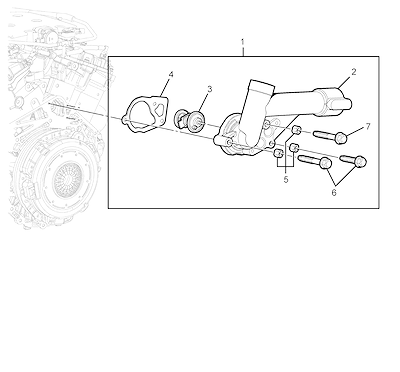 Imagem de Motor V6 termostato e sistema de arrefecimento do compartimento